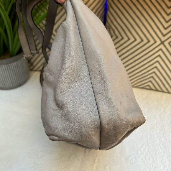 Michael Kors Gray Drawstring Crossbody/Shoulder Bag - Picture 7 of 13